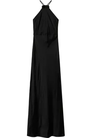 Twin-Set Robe en satin à dos-nu