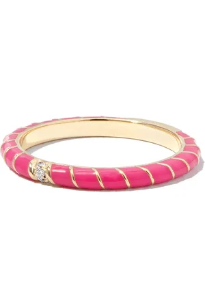 YVONNE LÉON Bague Alliance Mini Torsade en 9 ct à ornements