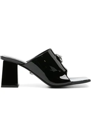 VERSACE Mules Medusa 70 mm en cuir