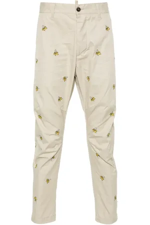 Dsquared2 Pantalon chino Embroidered Fruits