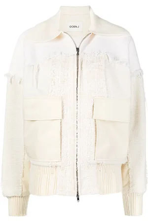 GOEN.J Veste bomber à bords francs
