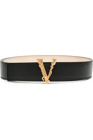 VERSACE Ceinture Virtus en cuir