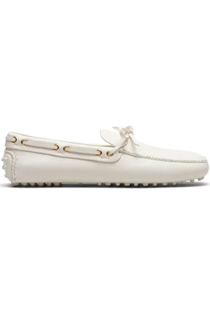 CAR SHOE Chaussures bateau en cuir à lacets
