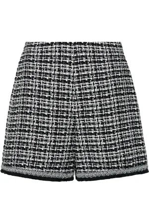 Moncler Short en tweed à taille haute