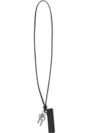 1017 ALYX 9SM Porte-clés en cuir à logo embossé
