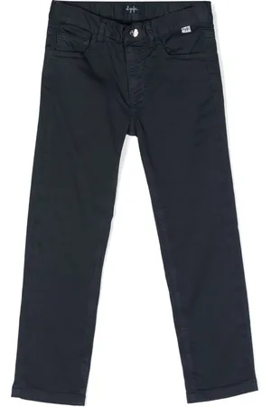 Il gufo Pantalon en coton à coupe slim