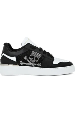 Philipp Plein Beslets Crystal en cuir