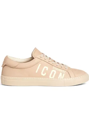 Dsquared2 Baskets en cuir à logo imprimé