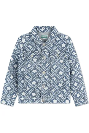 Kenzo Veste en jean à motif monogrammé