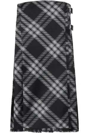 Burberry Robe courte à carreaux