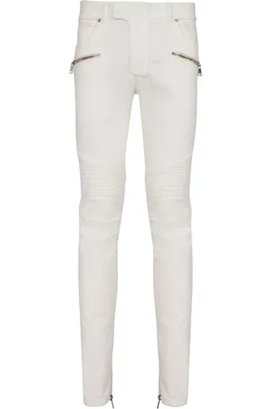 Balmain Jean Biker à coupe slim