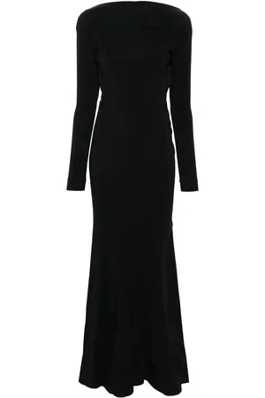 MUGLER Robe longue à dos ouvert