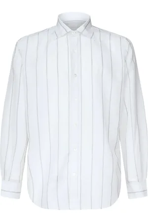 ELEVENTY Chemise à fines rayures