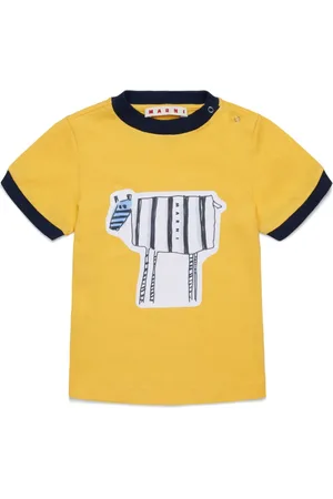 Marni T-shirt à imprimé graphique