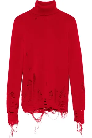 Maison Margiela Pull à effet usé