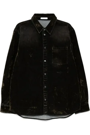 Helmut Lang Chemise Curved Classic Flocked
