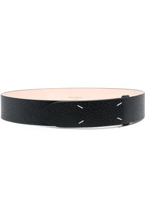 Maison Margiela Ceinture grainée à détails de coutures