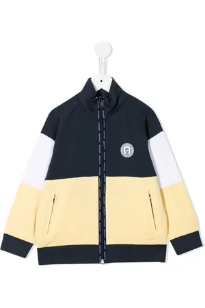 Aigner Veste colour block à fermeture zippée