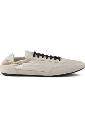 Prada Baskets Collapse Re-Nylon en daim