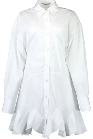 Stella McCartney Robe-chemise à coupe courte