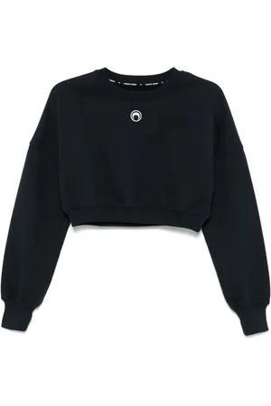 Marine Serre Sweat crop à logo Moon