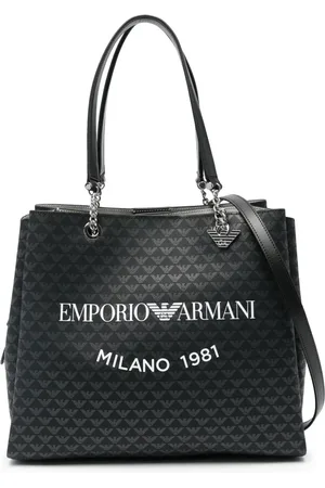 Emporio Armani Sac à main à logo imprimé