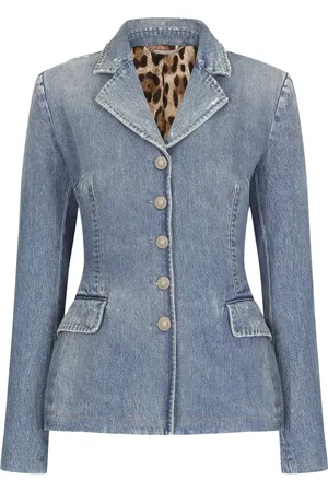 Dolce & Gabbana Veste en jean à design structuré