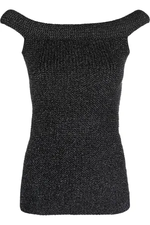 Totême Haut en maille Roll à épaules dénudées