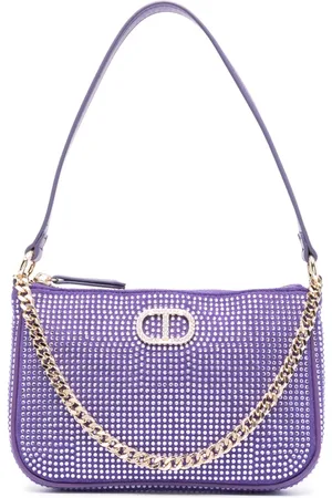 Twin-Set Sac porté épaule Petite à strass