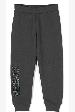 VERSACE Pantalon de jogging à logo brodé