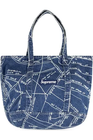Supreme Sac cabas Gonz Map en denim