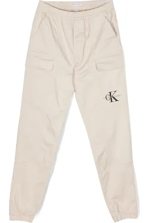 Calvin Klein Pantalon cargo à logo brodé