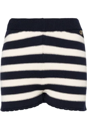 Twin-Set Short rayé à coupe courte