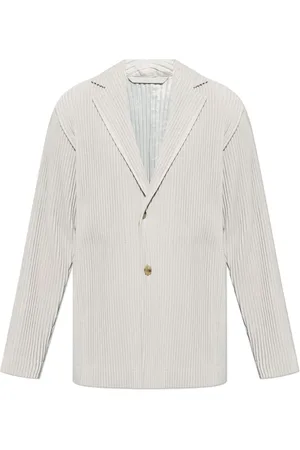 Issey Miyake Blazer plissé à simple boutonnage