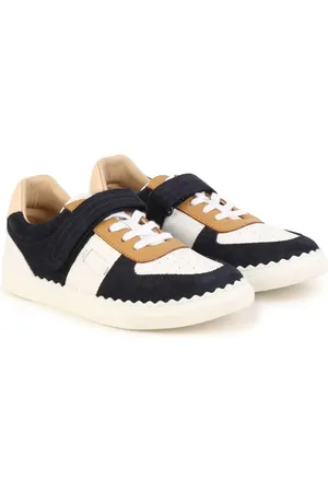 Chloé Baskets à empiècements en cuir