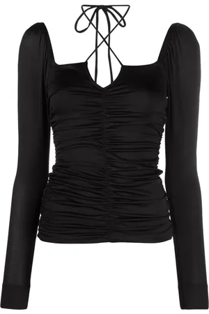 Ganni Blouse à manches volantées