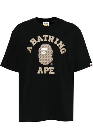A Bathing Ape T-shirt STA à motif pied-de-poule