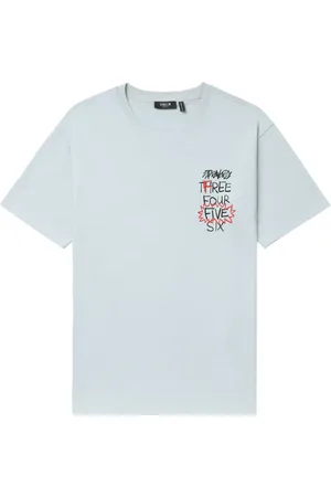 FIVE CM T-shirt en coton à imprimé graphique