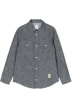 ELEVENTY Chemise en chambray