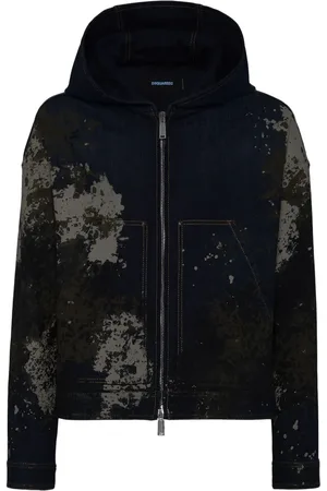 Dsquared2 Veste en jean à capuche