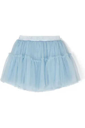MONNALISA Jupe en tulle à taille logo