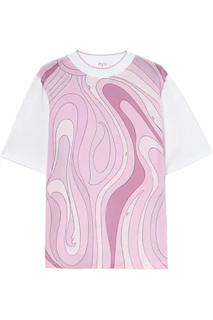Puccini T-shirt à imprimé Marmo