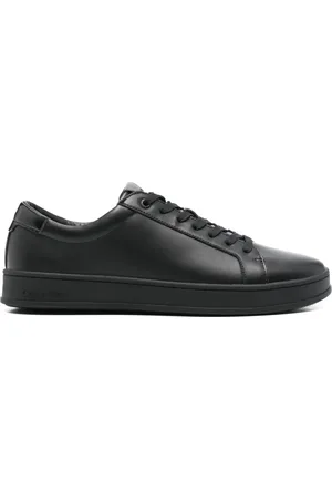 Calvin Klein Baskets en cuir à logo embossé