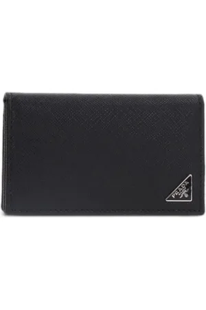 Prada Porte-cartes en cuir Saffiano
