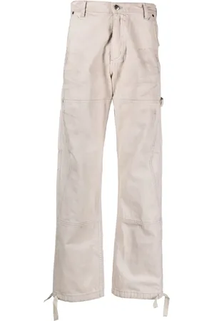 Rhude Pantalon de peintre à chevilles resserrées