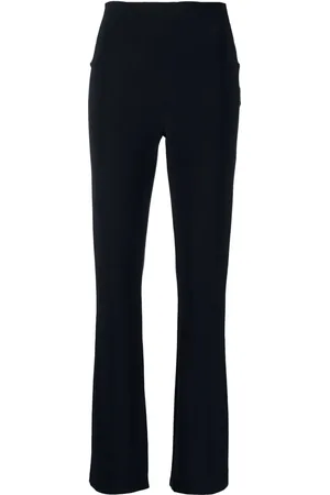 Norma Kamali Pantalon évasé à taille haute