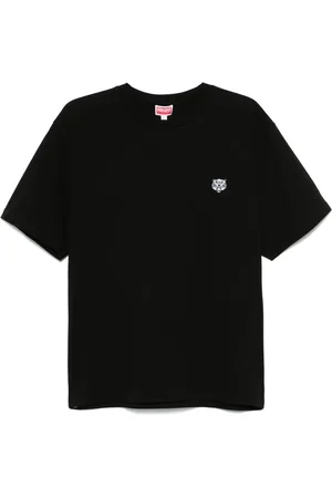 Kenzo T-shirt à motif Lucky Tiger brodé