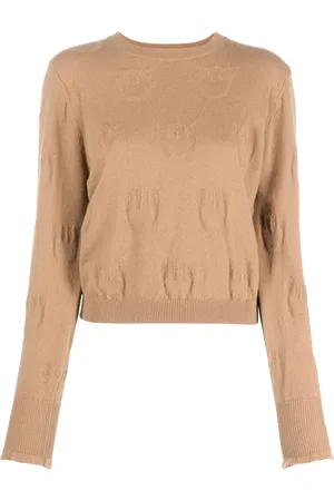 Pinko Haut en cachemire à logo embossé