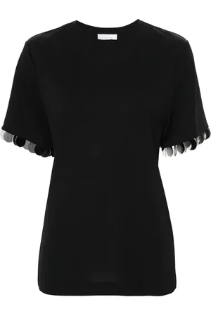 Paco rabanne T-shirt à détail en sequins