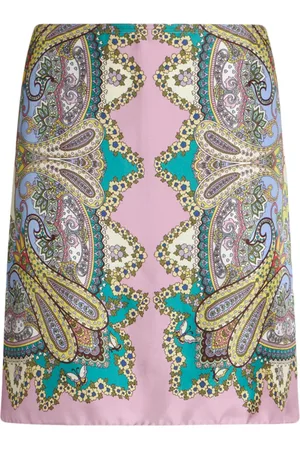 Etro Minijupe à motif cachemire